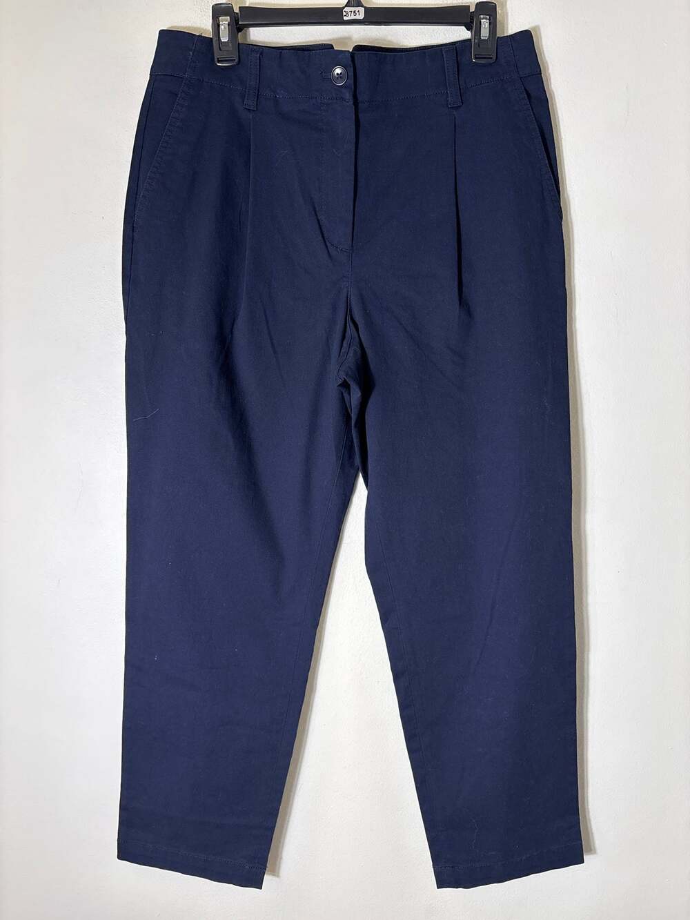 Talbots Navy Pleated Front Pant Sz 10